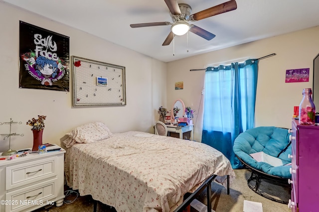 1071 Wetland Ridge Cir, Middleburg, FL 32068 - bedroom with carpet floors and ceiling fan