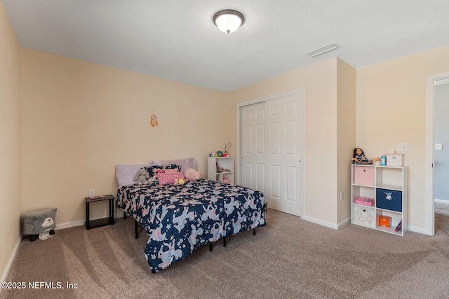 2522 Lantana Ln, Green Cove Springs, FL 32043 - bedroom with carpet flooring, baseboards, and a closet