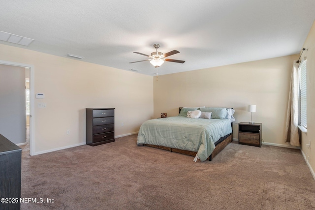 2522 Lantana Ln, Green Cove Springs, FL 32043 - carpeted bedroom featuring a ceiling fan and baseboards
