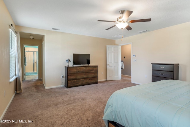 2522 Lantana Ln, Green Cove Springs, FL 32043 - carpeted bedroom featuring baseboards and ceiling fan