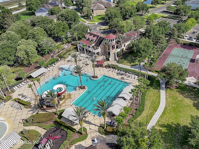 3051 Paddle Creek Dr, Green Cove Springs, FL 32043 - aerial view of a pool