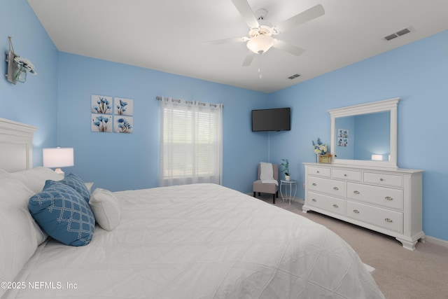 222 River Mist Dr, Saint Augustine, FL 32095 - bedroom with carpet floors, ceiling fan, and baseboards