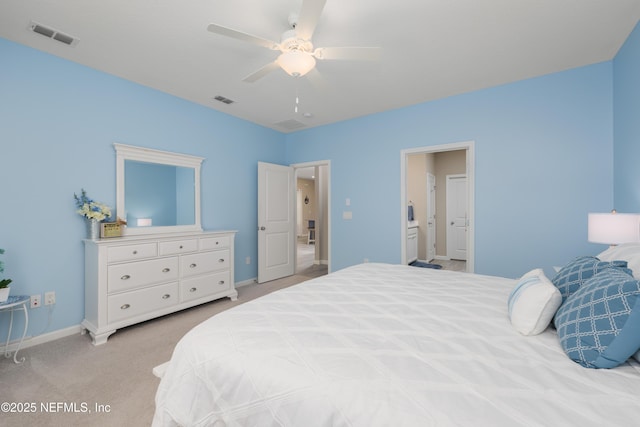 222 River Mist Dr, Saint Augustine, FL 32095 - carpeted bedroom featuring baseboards and ceiling fan