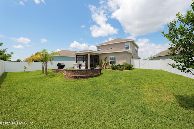 222 River Mist Dr, Saint Augustine, FL 32095 - back of house with a patio area and a sunroom
