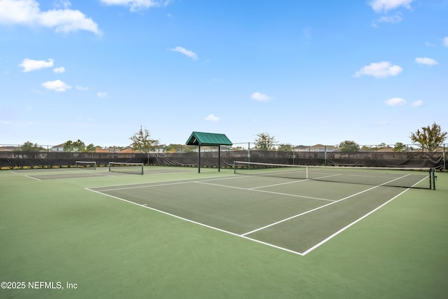 222 River Mist Dr, Saint Augustine, FL 32095 - view of tennis court featuring community basketball court
