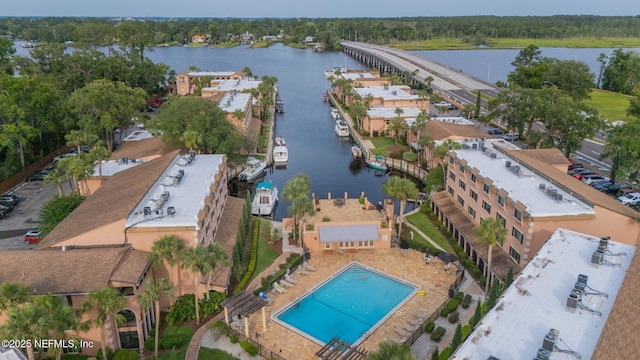 5375 Ortega Farms Blvd Unit 510, Jacksonville, FL 32210 - aerial view of a nearby body of water and a pool area