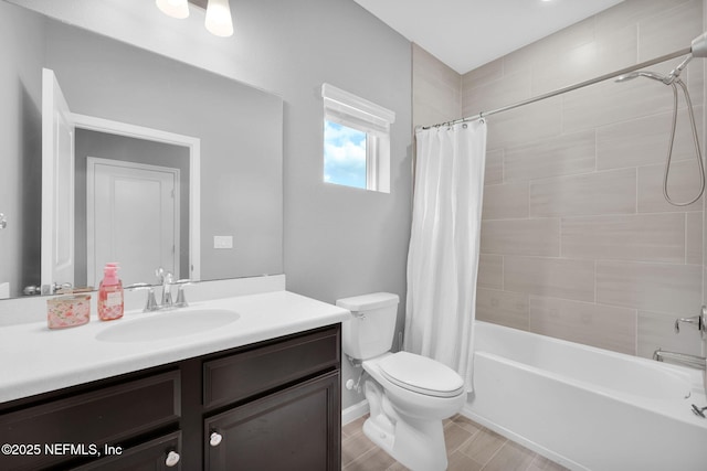202 Purus Way, Jacksonville, FL 32259 - full bath with vanity, toilet, shower / bath combo, and wood finished floors