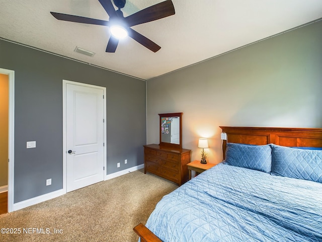 75610 Edwards Rd, Yulee, FL 32097 - carpeted bedroom featuring baseboards and ceiling fan