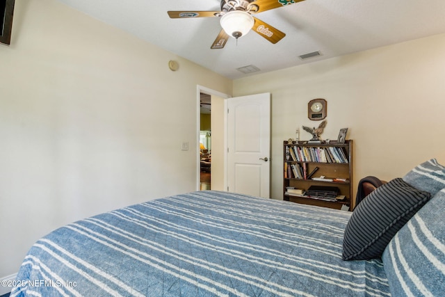 166 Mount Royal Ave, Crescent City, FL 32112 - bedroom with a ceiling fan