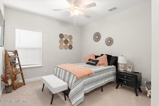 710 Stillwater Blvd, Saint Johns, FL 32259 - bedroom with carpet, baseboards, and a ceiling fan