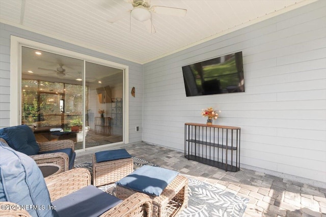 710 Stillwater Blvd, Saint Johns, FL 32259 - view of patio with a ceiling fan