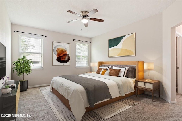 1011 Wetland Ridge Cir, Middleburg, FL 32068 - carpeted bedroom featuring baseboards and ceiling fan