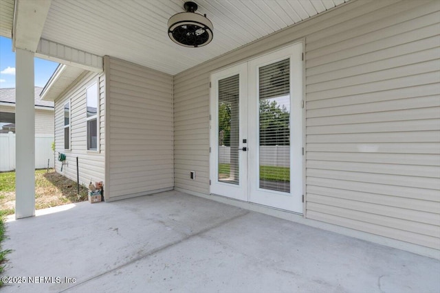 1011 Wetland Ridge Cir, Middleburg, FL 32068 - entrance to property with french doors and a patio