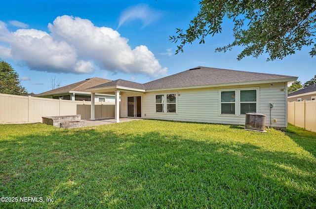 12372 Golden Bell Dr, Jacksonville, FL 32225 - back of property featuring a patio and cooling unit