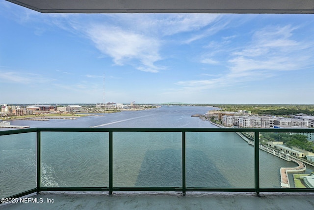 1431 Riverplace Blvd Unit 1707, Jacksonville, FL 32207 - balcony with a water view