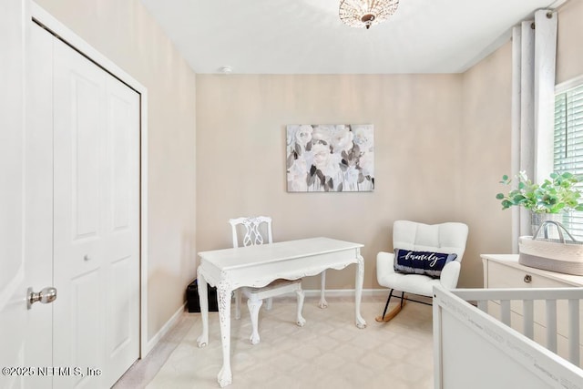 488 Montserrat Dr, Saint Augustine, FL 32092 - bedroom featuring light flooring, baseboards, and a closet