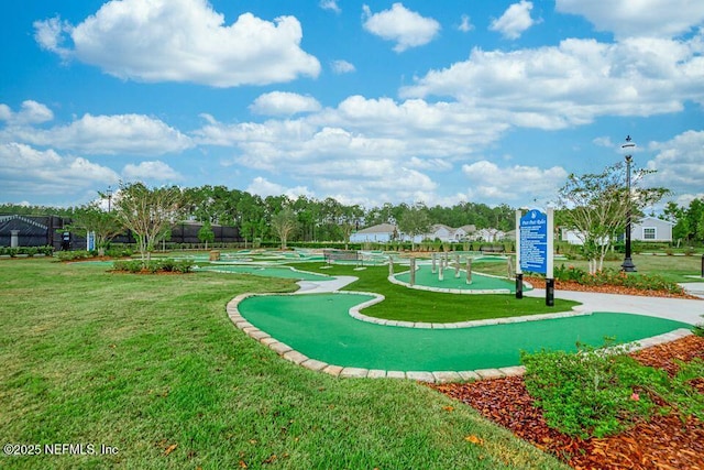 488 Montserrat Dr, Saint Augustine, FL 32092 - view of property's community featuring a putting area and a yard