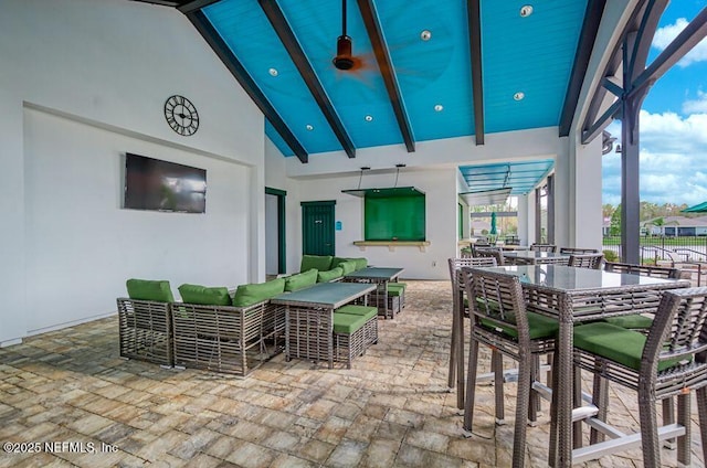 488 Montserrat Dr, Saint Augustine, FL 32092 - view of patio / terrace with an outdoor hangout area and outdoor dining area