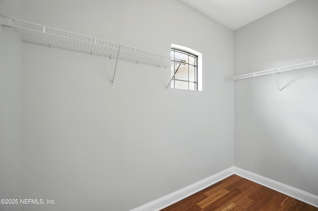 10065 Ecton Ln, Jacksonville, FL 32246 - spacious closet featuring dark wood finished floors
