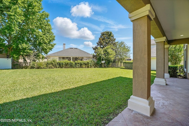 10065 Ecton Ln, Jacksonville, FL 32246 - view of yard with a patio area