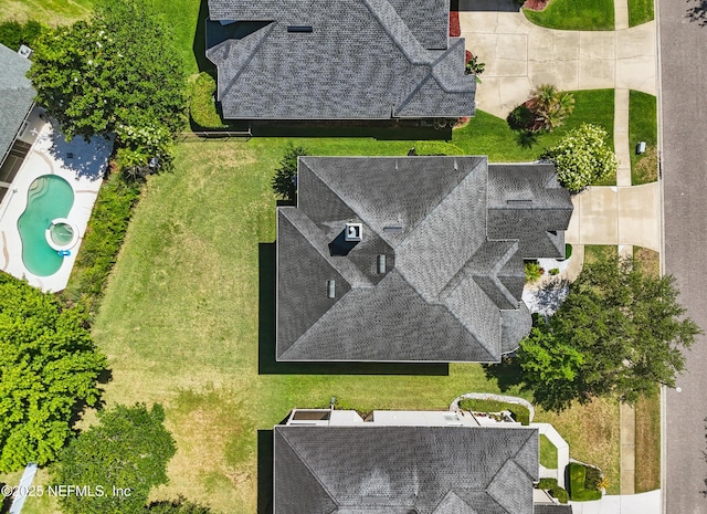 10065 Ecton Ln, Jacksonville, FL 32246 - bird's eye view of a pool area