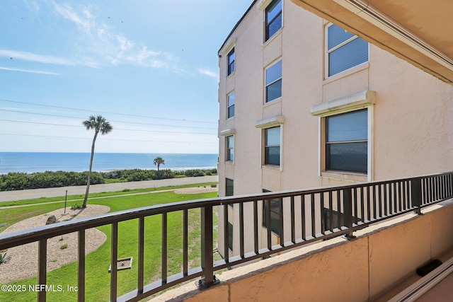 3360 Ocean Shore Blvd Unit 3070, Ormond Beach, FL 32176 - balcony featuring a water view