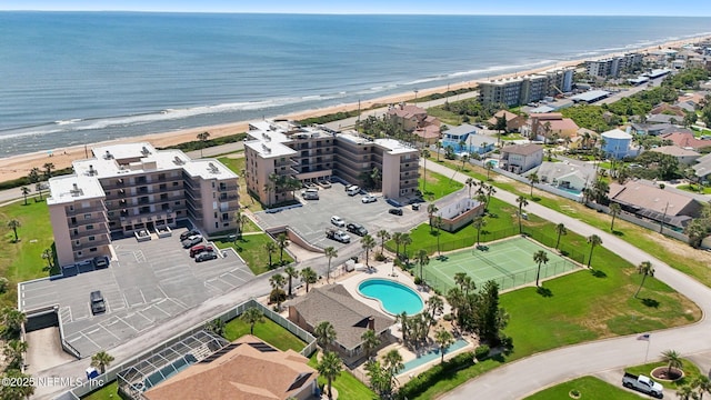 3360 Ocean Shore Blvd Unit 3070, Ormond Beach, FL 32176 - bird's eye view of waterfront with a beach and apartment complex / building