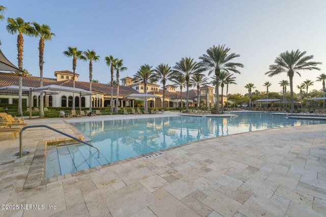 263 Forest Spring Dr, Ponte Vedra, FL 32081 - community pool featuring a patio area