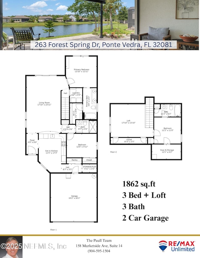 263 Forest Spring Dr, Ponte Vedra, FL 32081 - floor plan / room layout