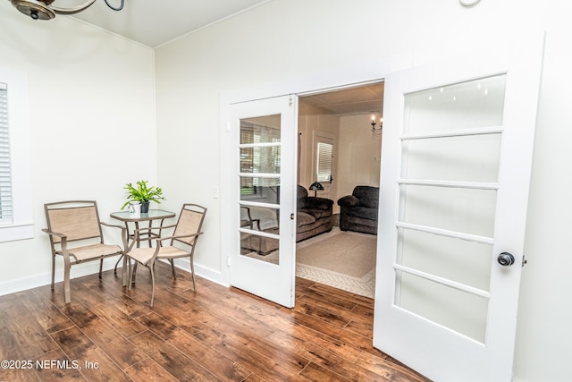 148 N 4th St, Macclenny, FL 32063 - interior space with a chandelier and wood finished floors