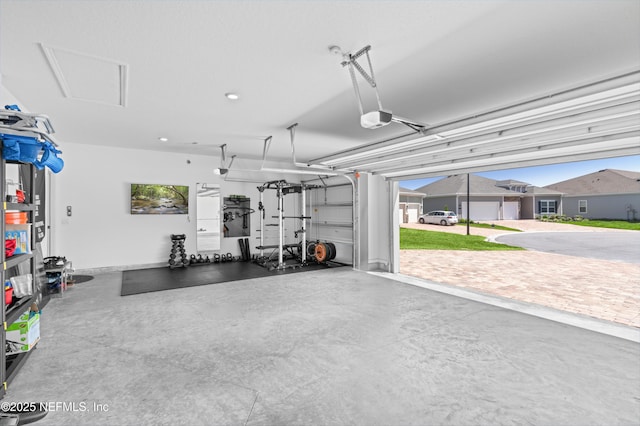 7242 Calamint Ave, Jacksonville, FL 32219 - garage featuring a garage door opener