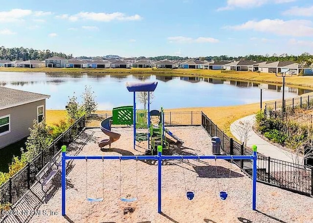 7242 Calamint Ave, Jacksonville, FL 32219 - community playground featuring a water view and a residential view