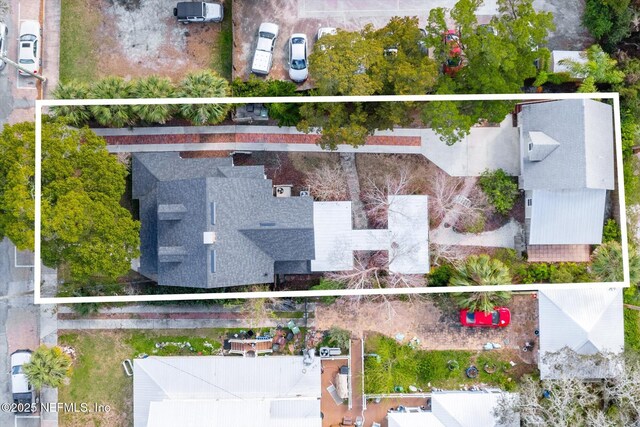 24 Sevilla St, Saint Augustine, FL 32084 - aerial overview of property's location featuring property boundaries highlighted