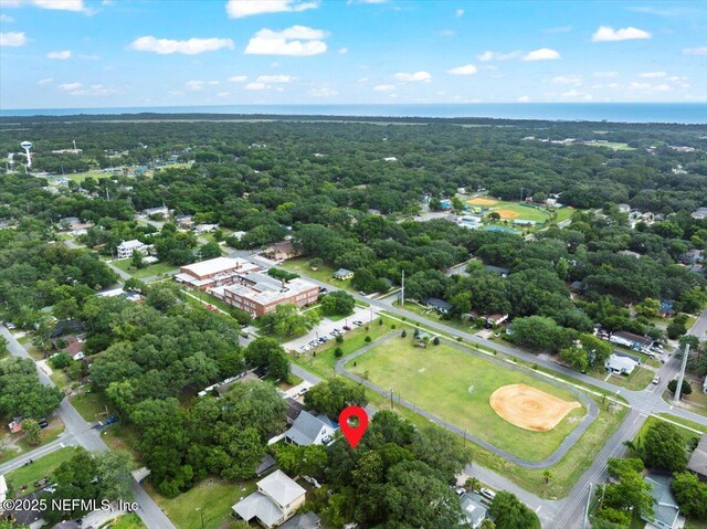 619 S 10th St, Fernandina Beach, FL 32034 - aerial view of property and surrounding area