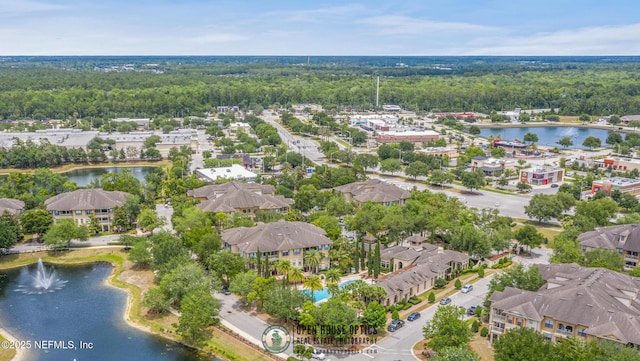 12700 Bartram Park Blvd Unit 1911, Jacksonville, FL 32258 - aerial perspective of suburban area featuring a forest and a large body of water