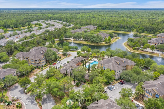 12700 Bartram Park Blvd Unit 1911, Jacksonville, FL 32258 - drone / aerial view of a forest and a large body of water