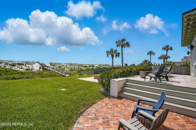 816 Ocean Front, Neptune Beach, FL 32266 - view of yard with a deck and a patio area