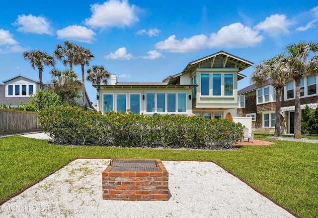 816 Ocean Front, Neptune Beach, FL 32266 - rear view of house featuring stucco siding