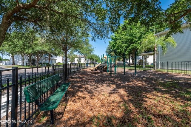 1843 Biscayne Bay Cir, Jacksonville, FL 32218 - community play area featuring a residential view