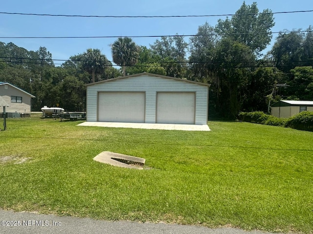 104 Palm Dr, Georgetown, FL 32139 - view of detached garage