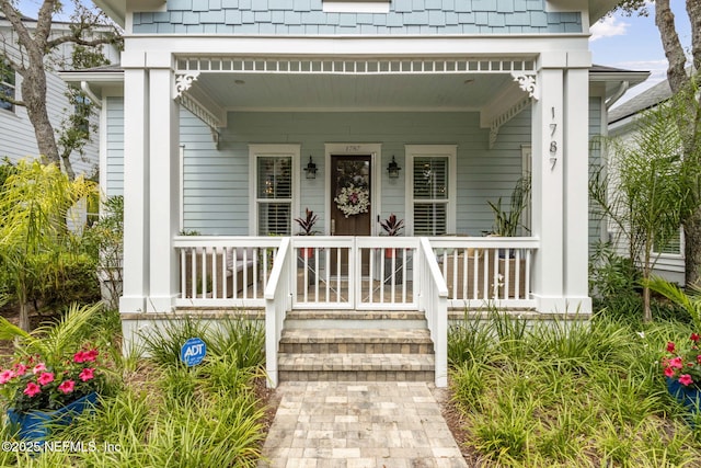 1787 Azalea St, Fernandina Beach, FL 32034 - entrance to property featuring covered porch