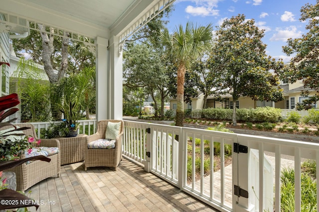 1787 Azalea St, Fernandina Beach, FL 32034 - view of wooden porch