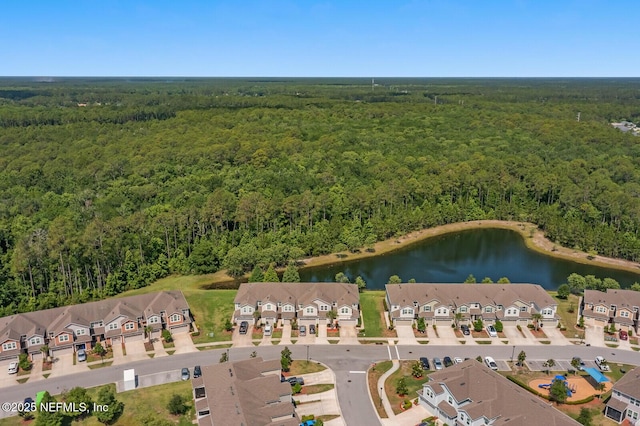 287 Richmond Dr, Saint Johns, FL 32259 - aerial perspective of suburban area featuring a forest and a nearby body of water