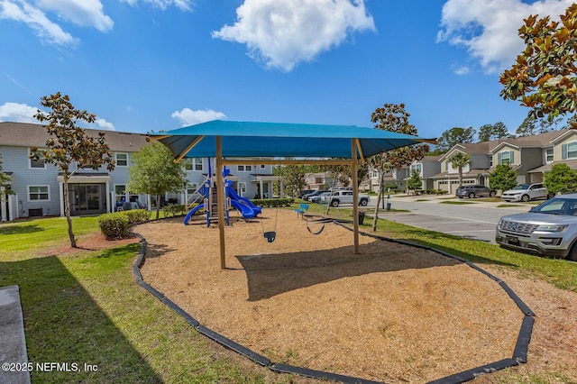 287 Richmond Dr, Saint Johns, FL 32259 - community playground featuring a lawn and a residential view