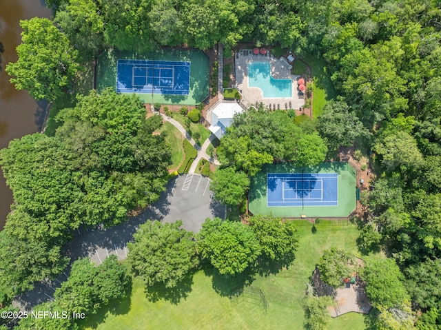 1500 Marsh Rabbit Way, Fleming Island, FL 32003 - drone / aerial view of a pool