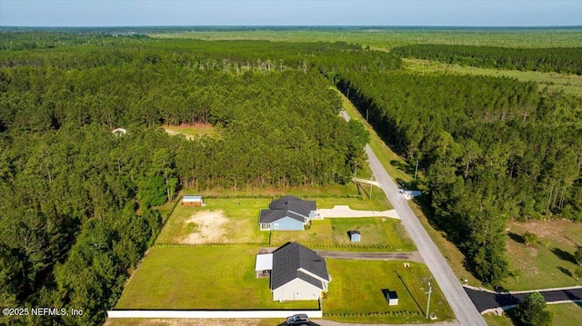 5801 SE County Road 21b, Keystone Heights, FL 32656 - aerial view of a heavily wooded area