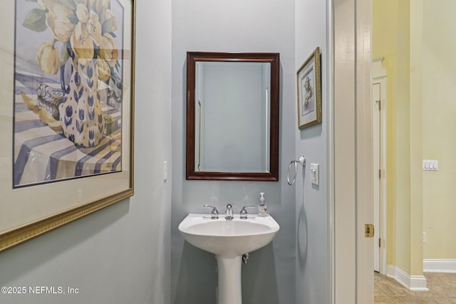 4640 Tuscan Wood Ct, Saint Augustine, FL 32092 - bathroom with tile patterned flooring and baseboards