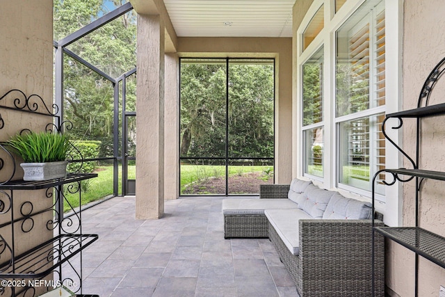 4640 Tuscan Wood Ct, Saint Augustine, FL 32092 - sunroom / solarium featuring an outdoor hangout area