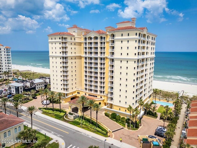 1031 1st St S Unit 1202, Jacksonville Beach, FL 32250 - view of apartment building / complex featuring view of water and beach
