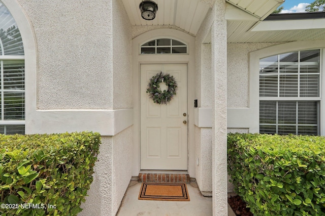 1260 Winding Brook Ct, Middleburg, FL 32068 - entrance to property with stucco siding